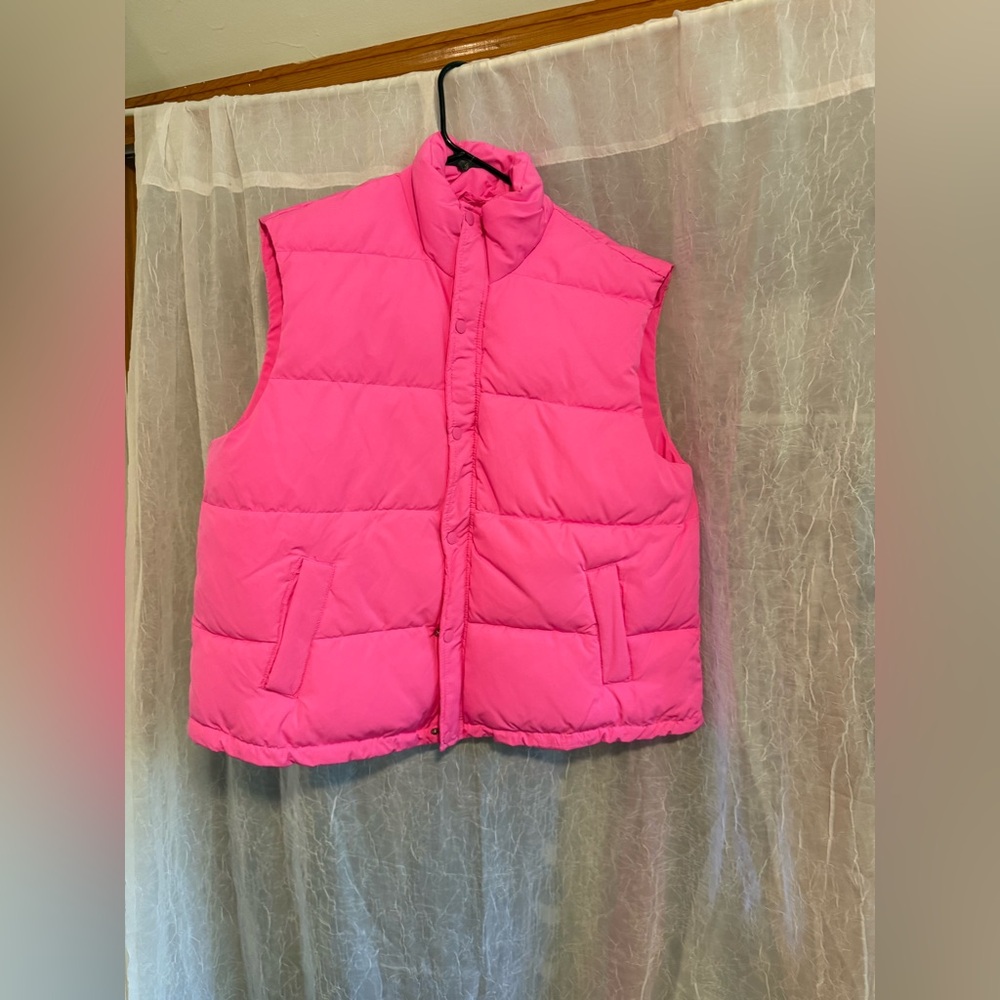Pink Puffer Vest